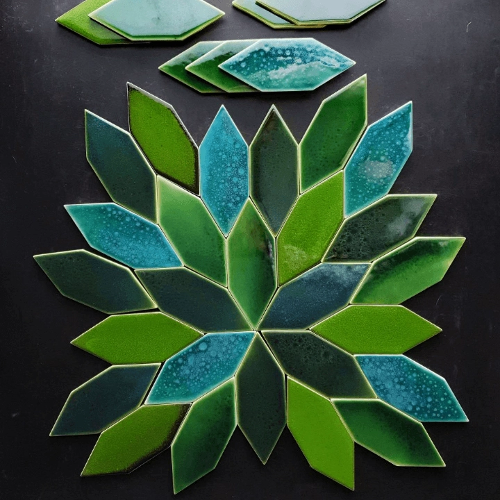 Дизайнерская плитка ручной работы, модель 