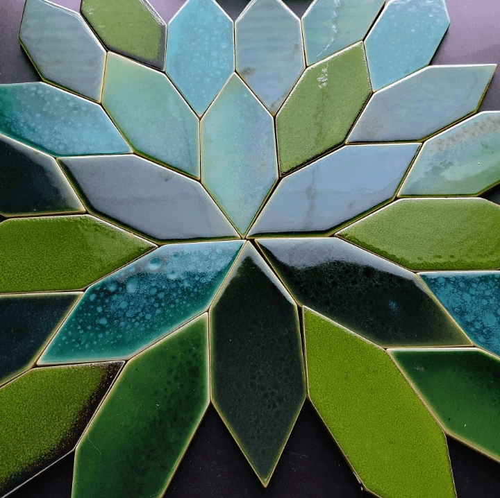 Дизайнерская плитка ручной работы, модель 