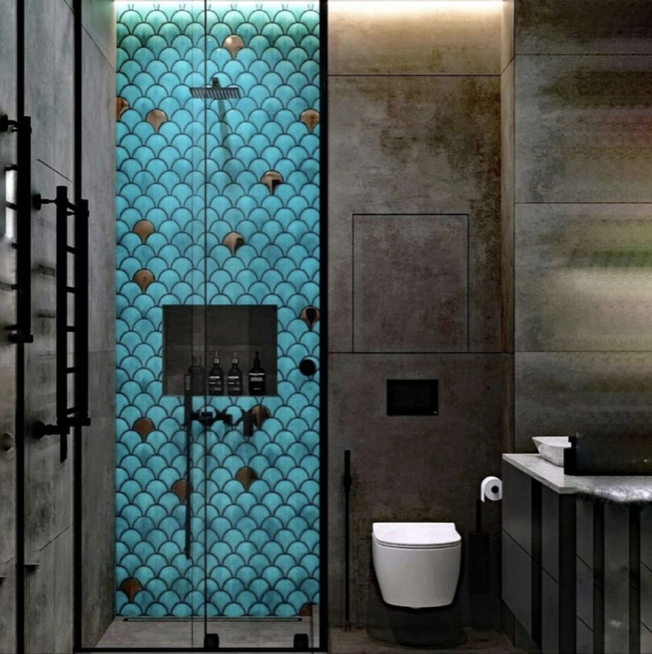 Дизайнерская плитка ручной работы, модель 