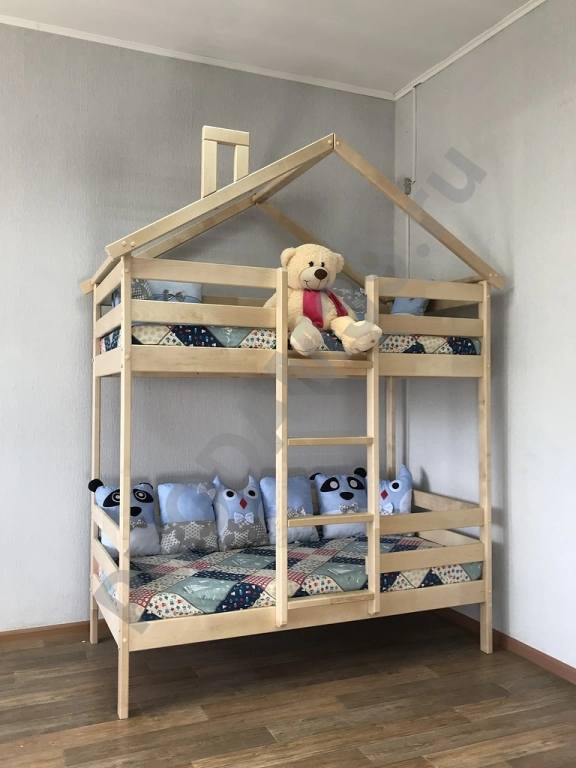 Двухярусная кровать Эко-12 Домик Н