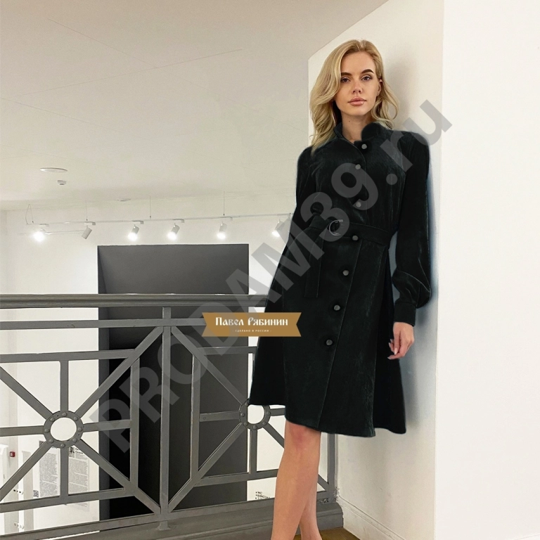 Платье Классика вельвета (черный)