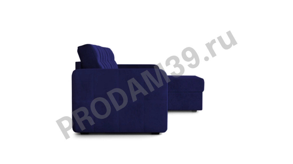 Угловой диван Loko с широкими подлокотниками, габариты спального места 194*148