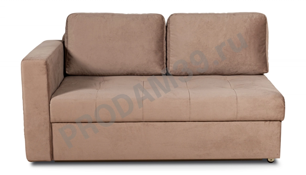 Прямой диван Nice левый, габариты спального места 204х81