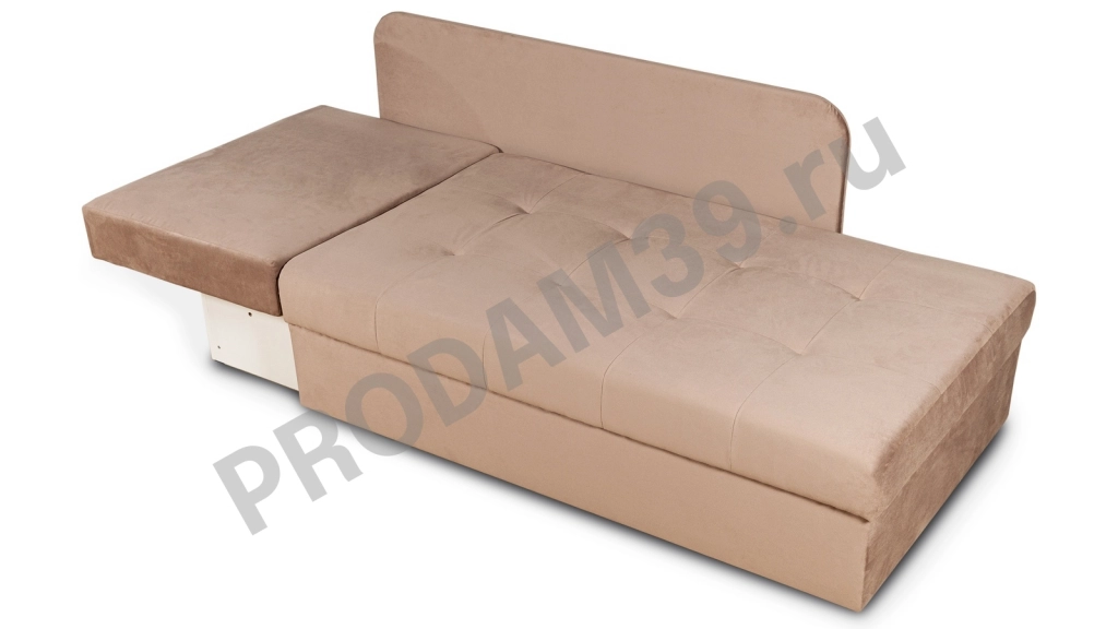 Прямой диван Nice левый, габариты спального места 204х81