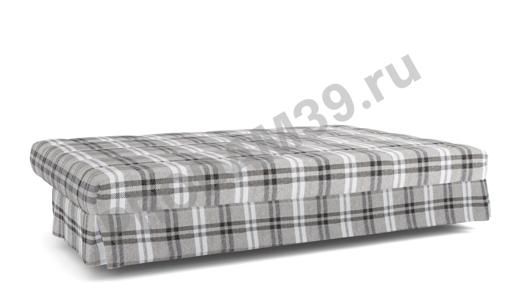 Прямой диван Nika, без подушек, габариты спального места 200*140