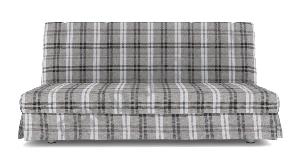 Прямой диван Nika, без подушек, габариты спального места 200*140