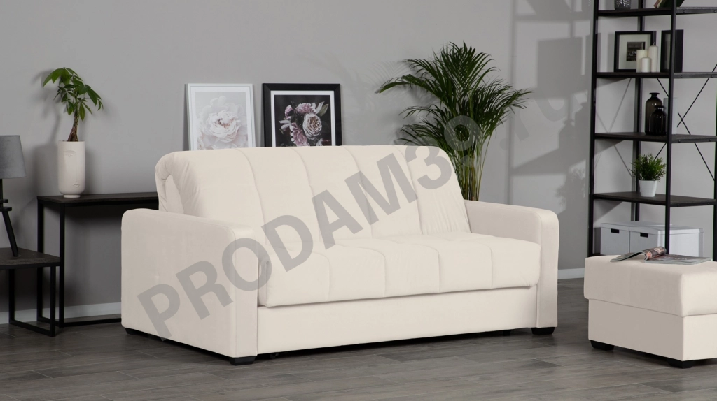 Диван-кровать Домо Про прямой (подлокотник 25 см без полок),габариты в разложенном виде, 216*140*46