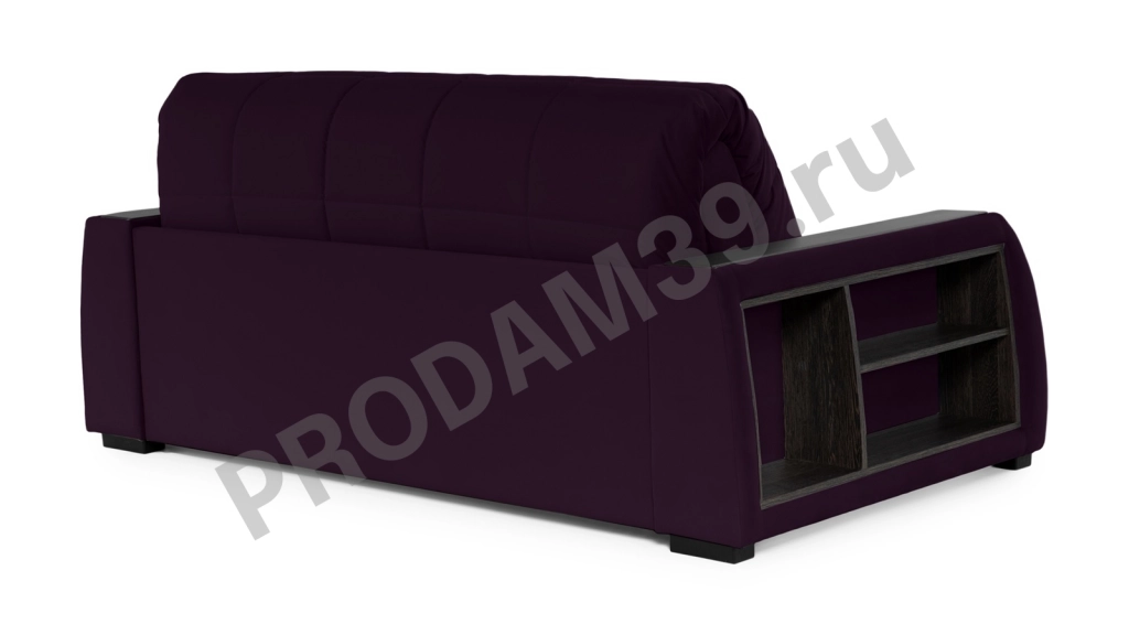 Диван-кровать Домо Про прямой (подлокотник 25 см с полками), габариты спального места 216*140*46