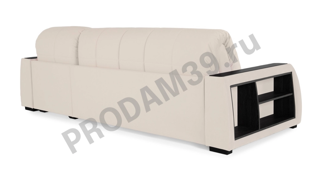 Диван-кровать Домо Про угловой (подлокотник 25 см с полками), габариты спального места 216*140*46