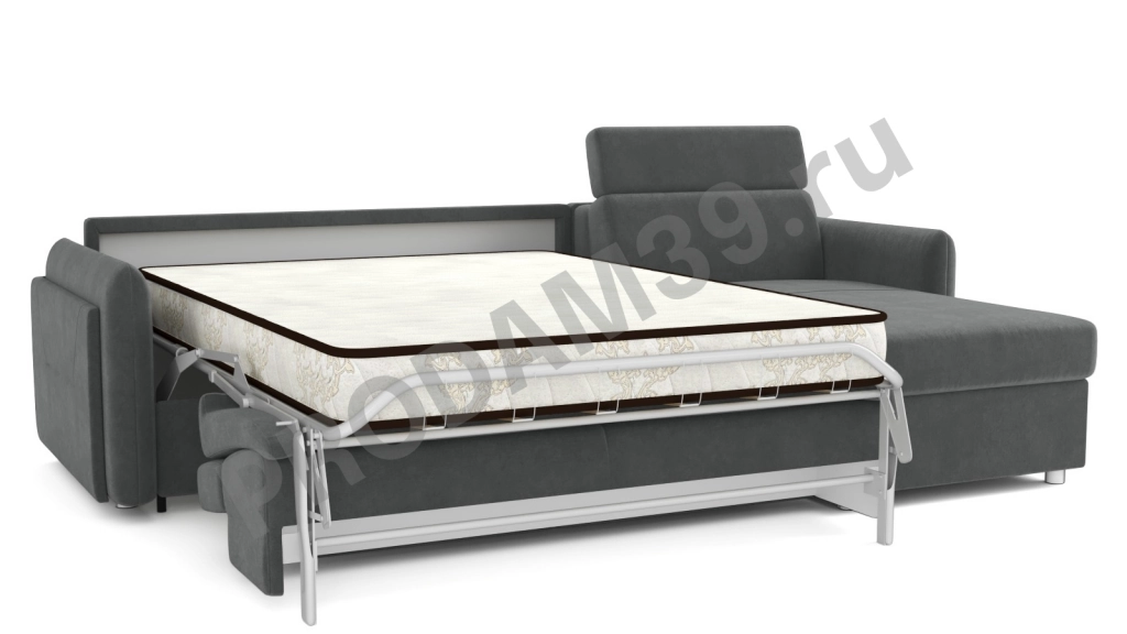 Диван Хоган угловой с канапе, габариты спального места 200*140