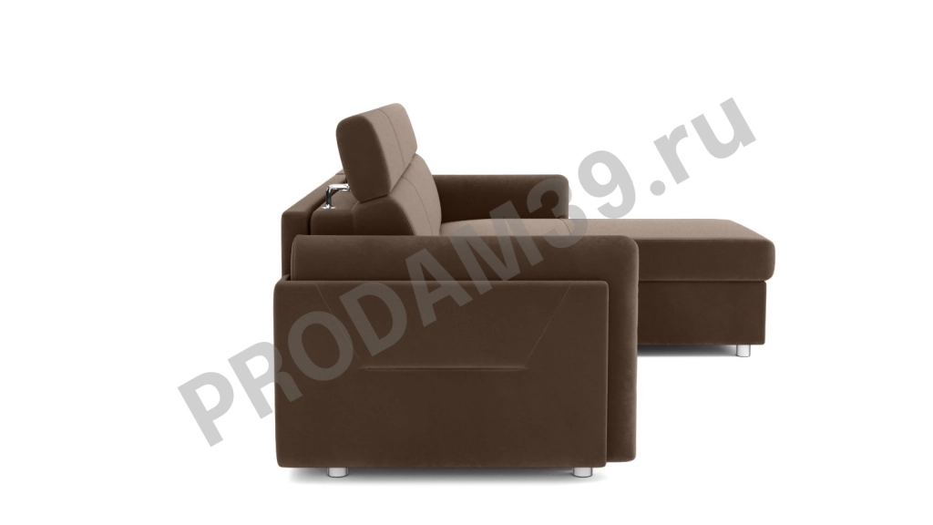 Диван Хоган с канапе и кресельной секцией с реклайнером, габариты спального места 200*140