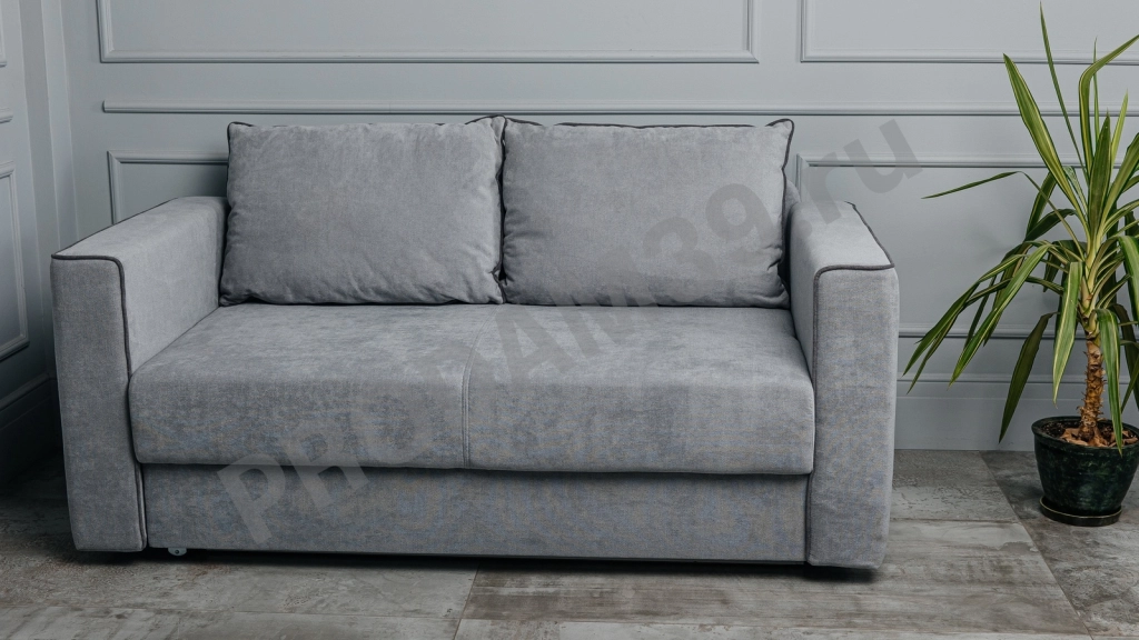 Прямой диван Jordan mini L, габариты спального места 83*201