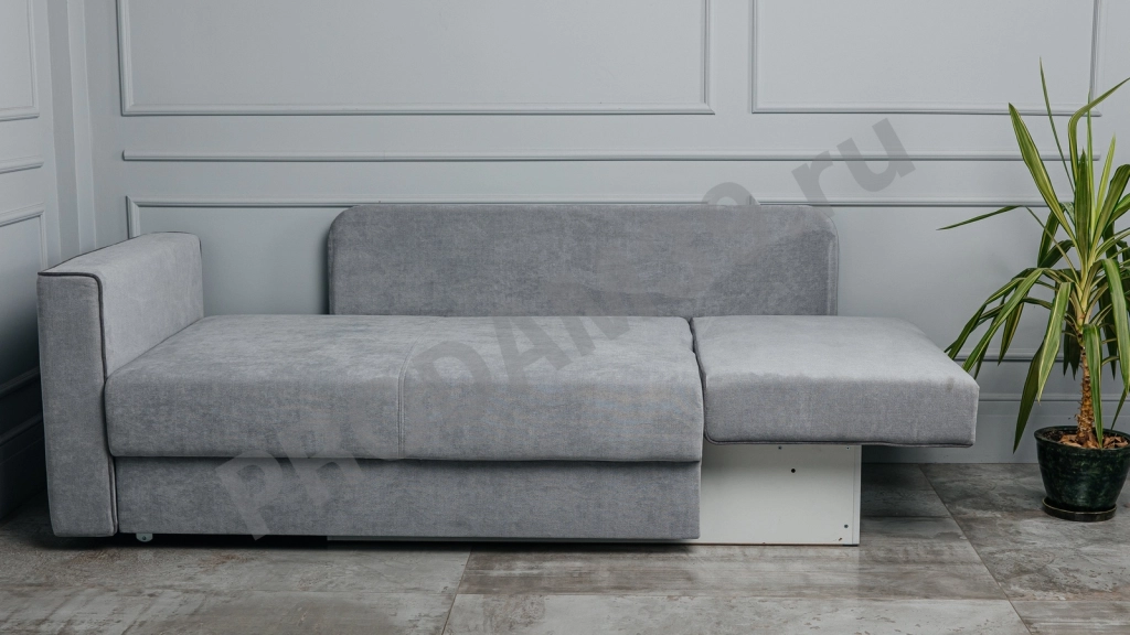 Прямой диван Jordan mini L, габариты спального места 83*201