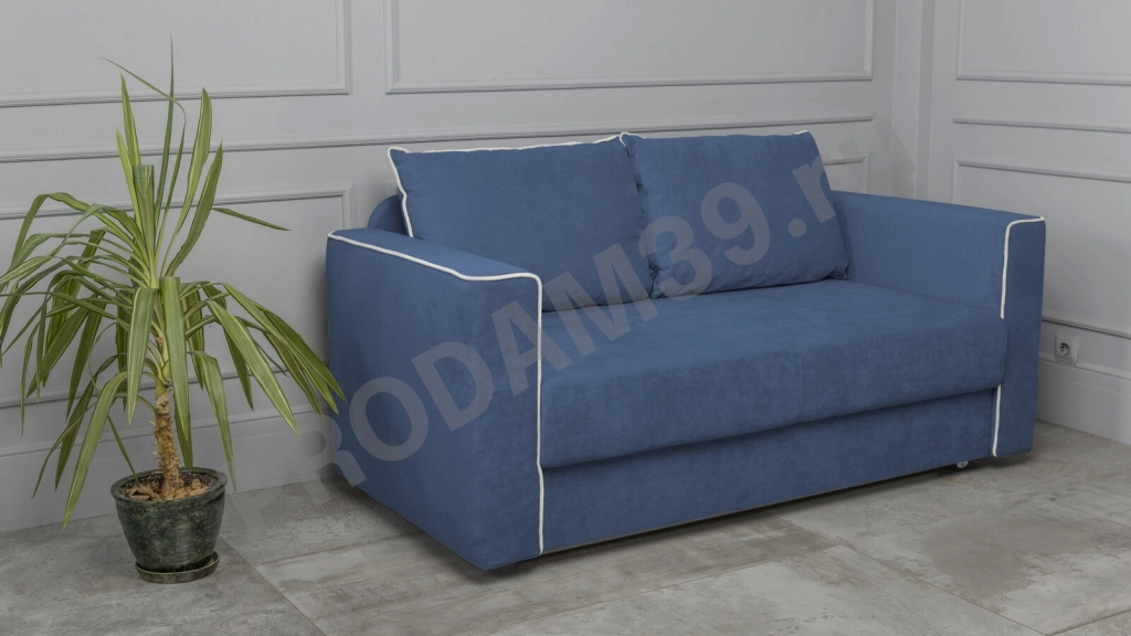 Прямой диван Jordan mini R, габариты спального места 83*201