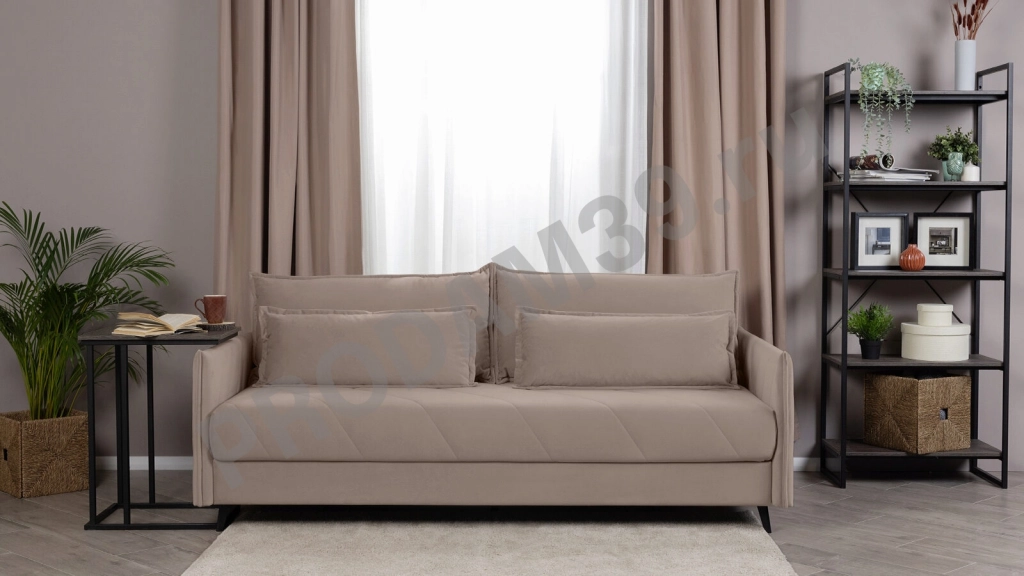 Прямой диван Mercury, габариты спального места 156*203