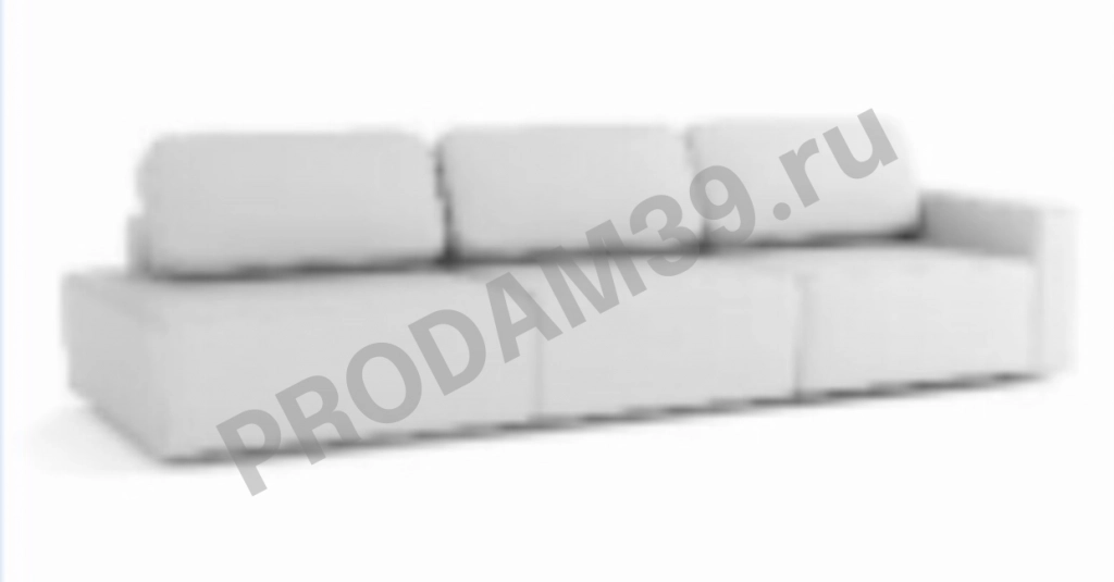 Прямой диван Ральф-3х секционный L без подлокотника слева,габариты спального места 160*300