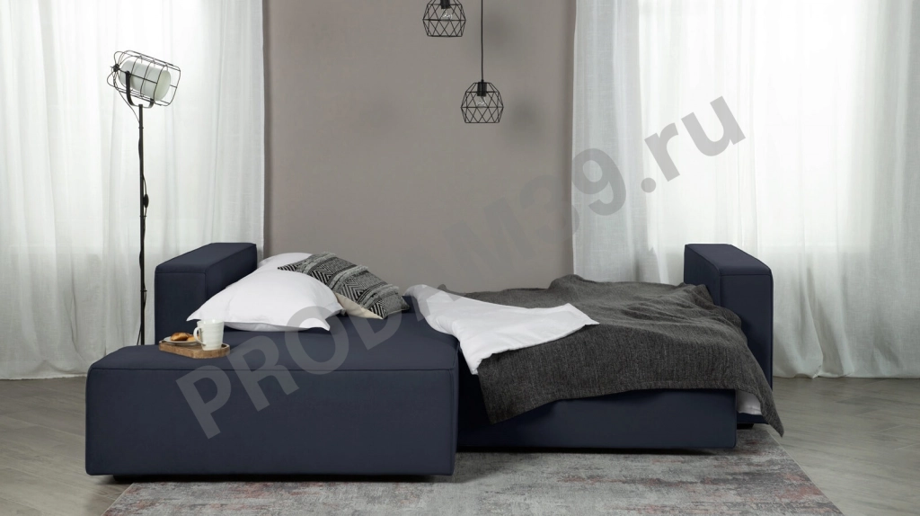 Угловой диван Ralf двухместный, с подлокотниками, габариты спального места 160*200