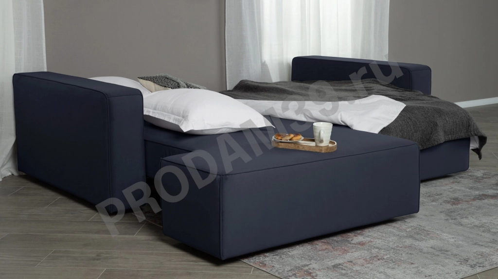 Угловой диван Ralf двухместный, с подлокотниками, габариты спального места 160*200