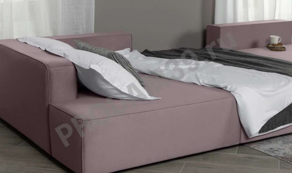 Угловой диван Ральф-3х секционный-L Канапе, габариты спального места 160*200