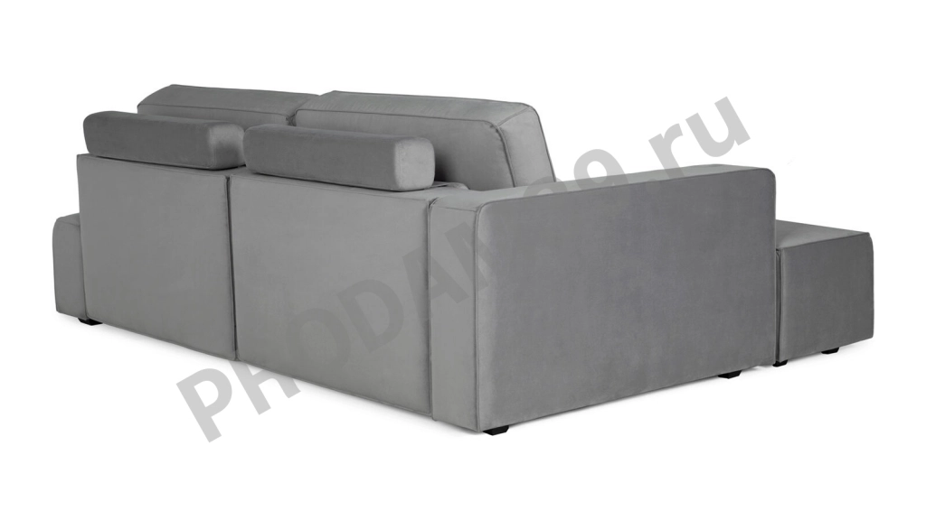 Угловой диван Ralf двухместный, с подлокотником L, габариты спального места 160*200