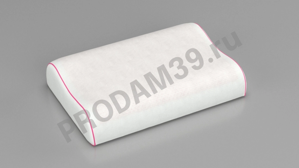 Анатомическая подушка Ecogel Contour Pink, 60*40