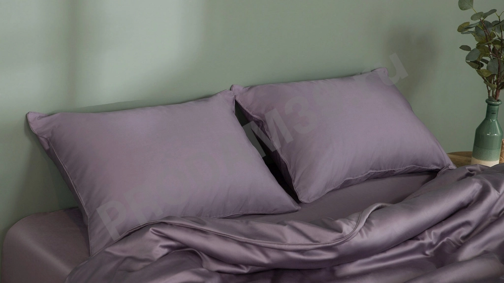 Комплект постельного белья Maco Sateen Лиловая дымка, евро(пододеяльник 220*200;наволочки 50*70-2шт)