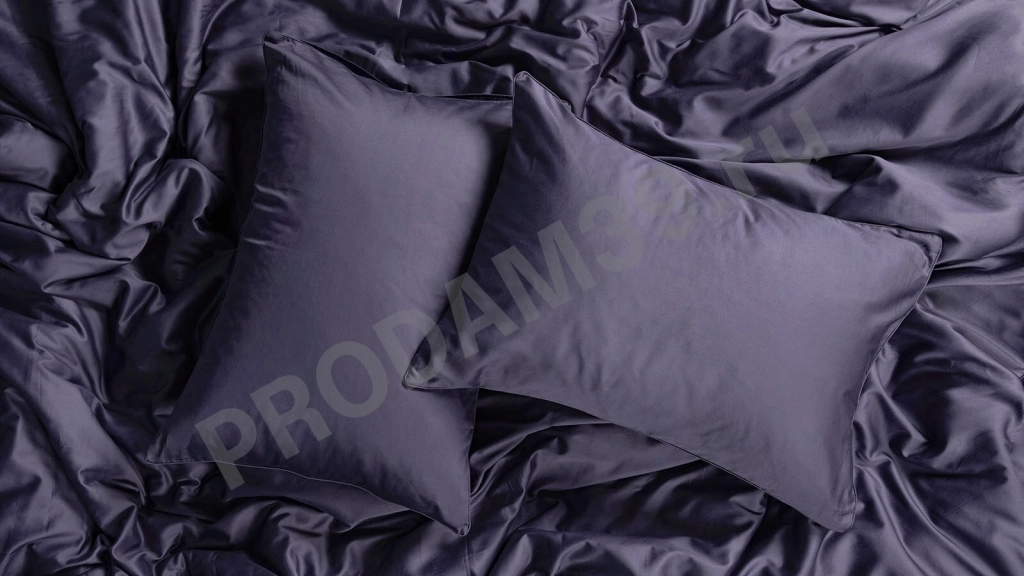 Комплект постельного белья Maco Sateen Синий топаз, евро (пододеяльник 220*200; наволочки 50*70-2шт)