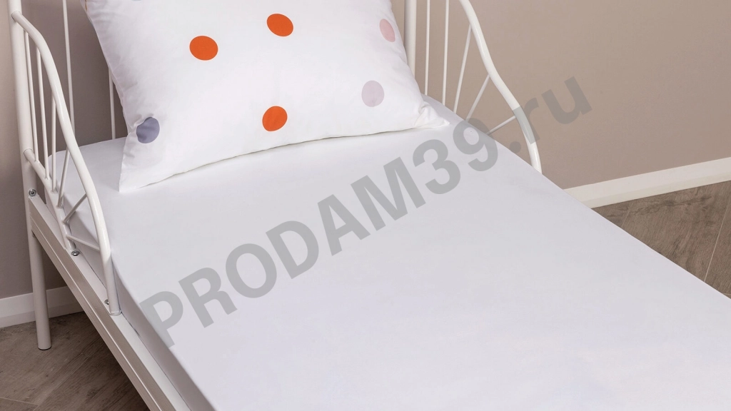 Простыня на резинке Askona kids Сахар, 60*120