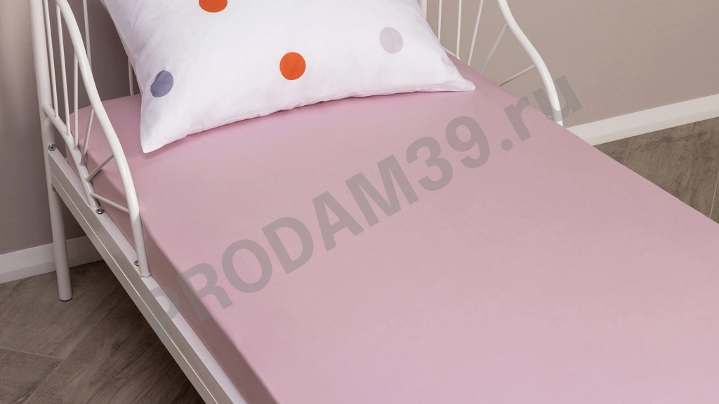 Простыня на резинке Askona kids Пион, 80*160