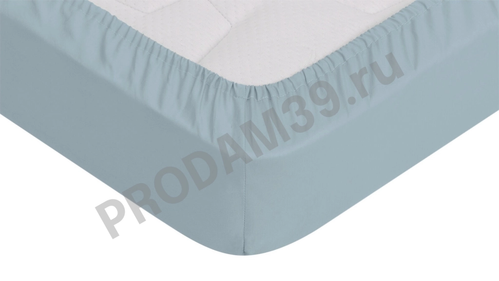 Простыня на резинке Askona kids Аква, 80*200