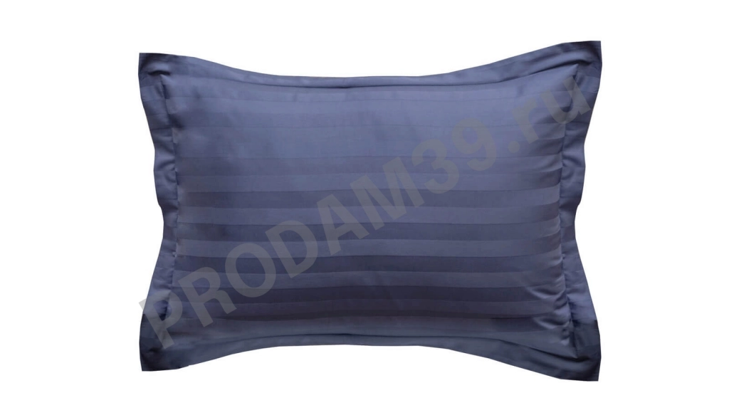 Комплект постельного белья Stripe Глубокий синий, евро(пододеяльник 220*200;наволочки 50*70-2 шт)