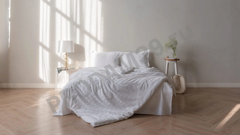 Комплект постельного белья Askona Stripe Белый, евро(пододеяльник 220*200;наволочки 50*70-2 шт)