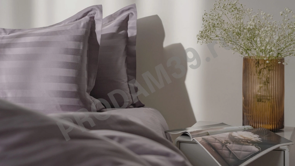 Комплект постельного белья Askona Stripe Графит, евро(пододеяльник 220*200;наволочки 50*70-2 шт)