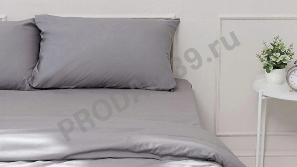 Простыня на резинке Askona Comfort Cotton, цвет: Светло-серый, 160*200