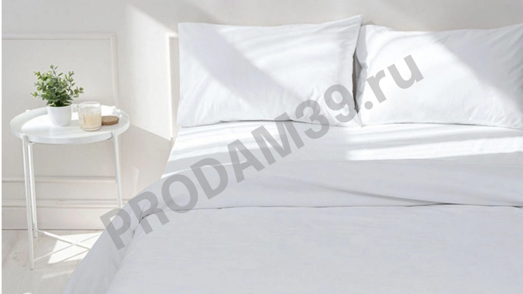 Простыня на резинке Askona Comfort Cotton, цвет: Белый, 180*200