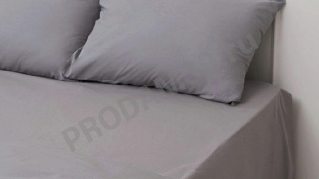 Простыня без резинки Askona Comfort Cotton, цвет: Светло-серый, 220*240