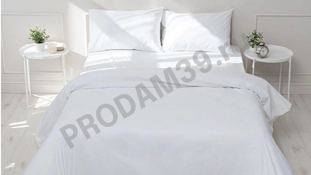 Простыня без резинки Askona Comfort Cotton, цвет: Белый, 220*240