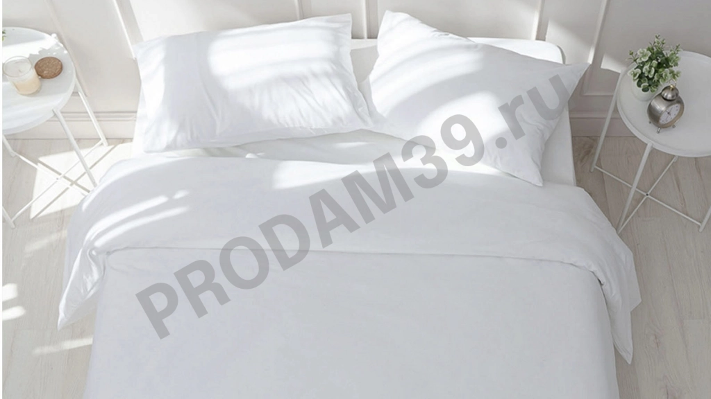 Простыня без резинки Askona Comfort Cotton, цвет: Белый, 220*240