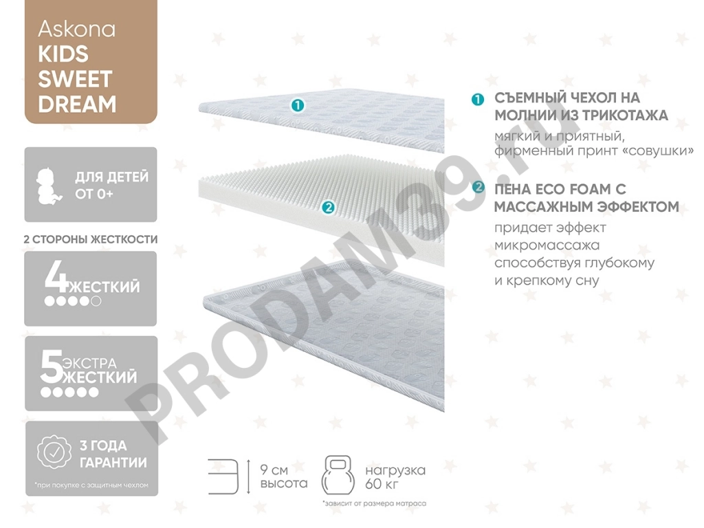 Матрас Sweet Dream, 70*90