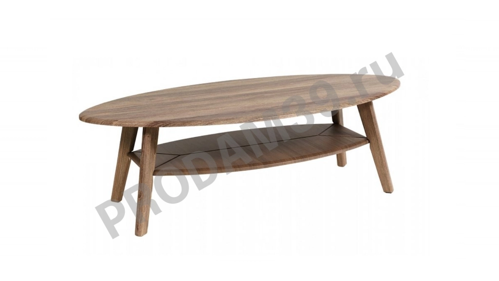 Журнальный стол Surfing Грецкий орех/акация, В37.6*Ш120*Г58