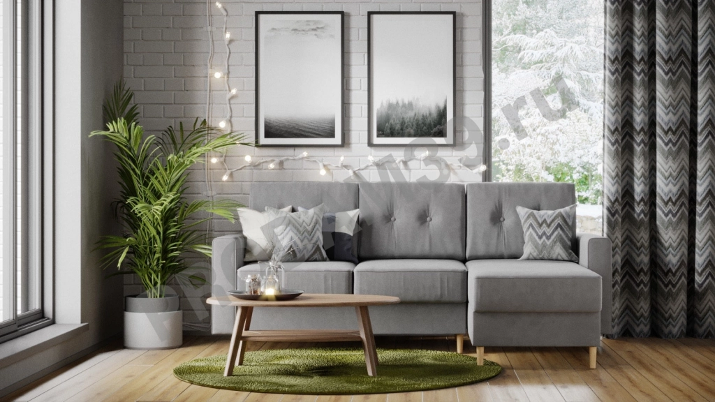 Журнальный стол Surfing Грецкий орех/акация, В37.6*Ш120*Г58