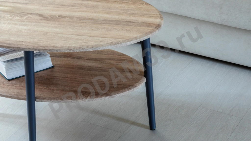 Журнальный стол El, цвет Дуб, В48*Ш90*Г60