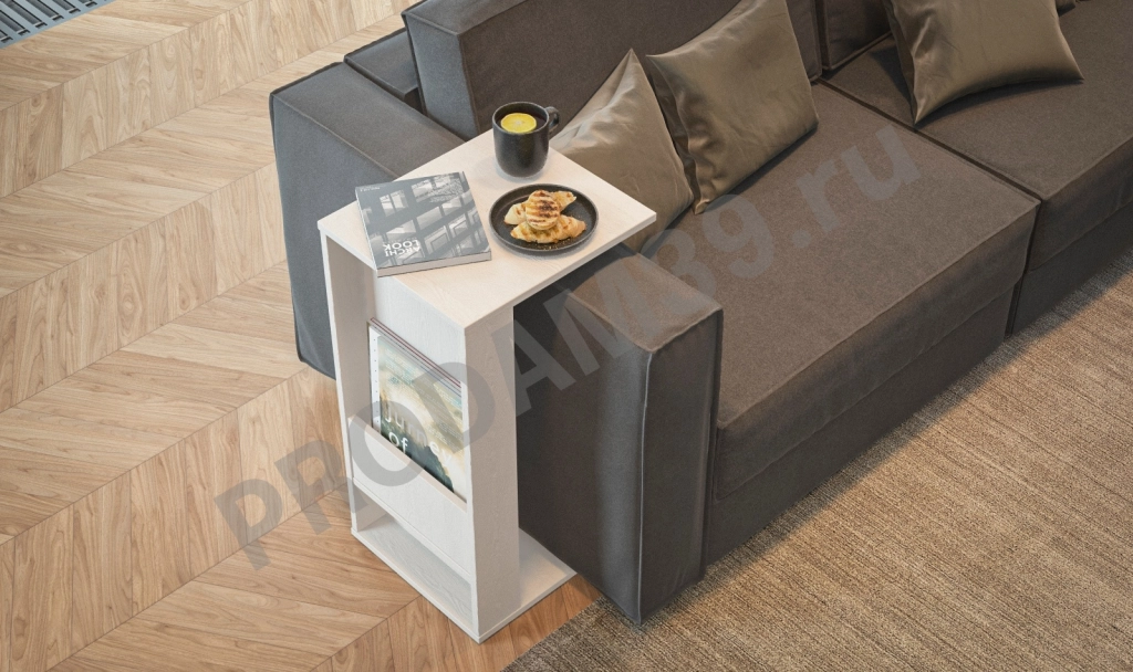 Стол Coffic, цвет Белый, В71,6*Ш40*Г35 см