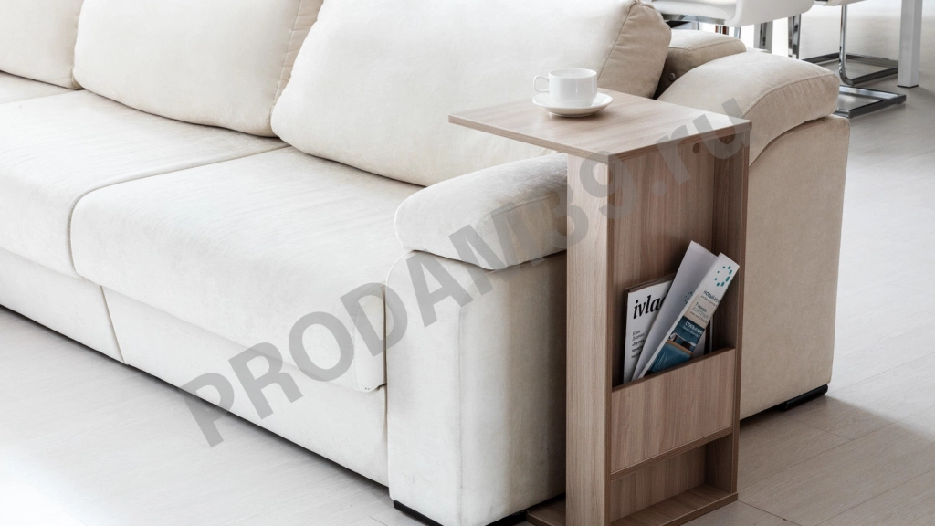 Стол придиваный Coffic (Коффик), дуб бардолино натуральный, В71,6*Ш40*Г35 см