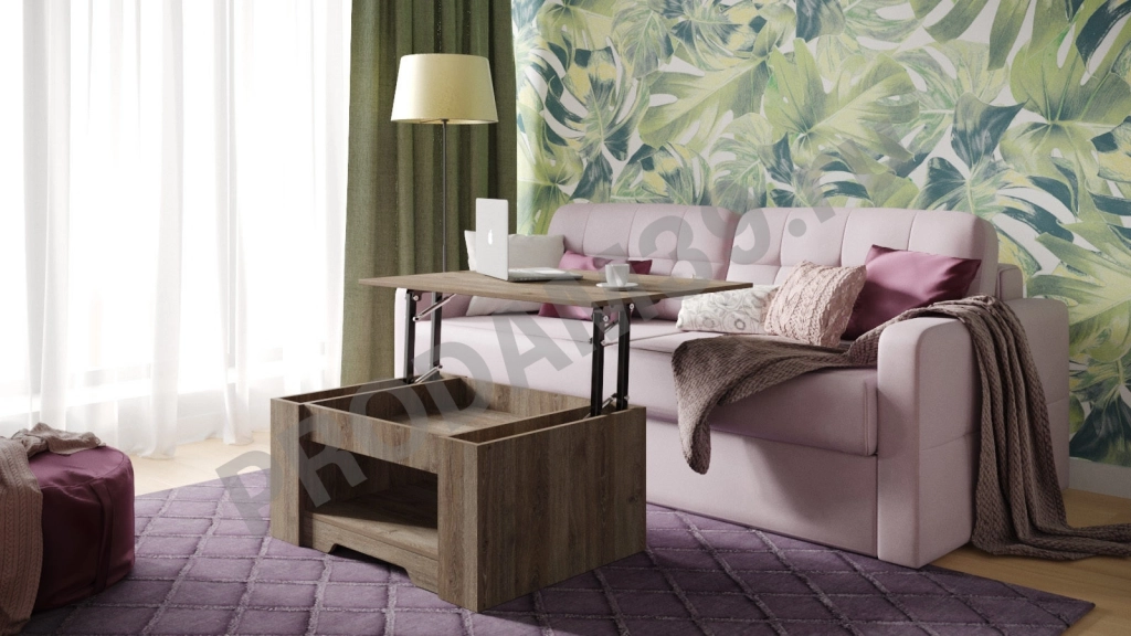 Журнальный стол Transform, цвет Дуб, В39*Ш72*Г104