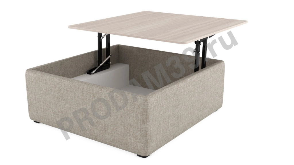 Журнальный стол-пуф Cristofer, цвет Ясень Brera, В39*Ш85*Г63