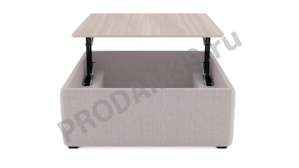 Журнальный стол-пуф Cristofer, цвет Ясень Iris, В39*Ш85*Г63