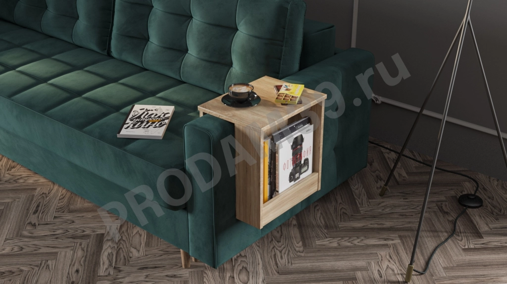 Журнальный стол Bardi, цвет Дуб Бардолино, В40*Ш38*Г29