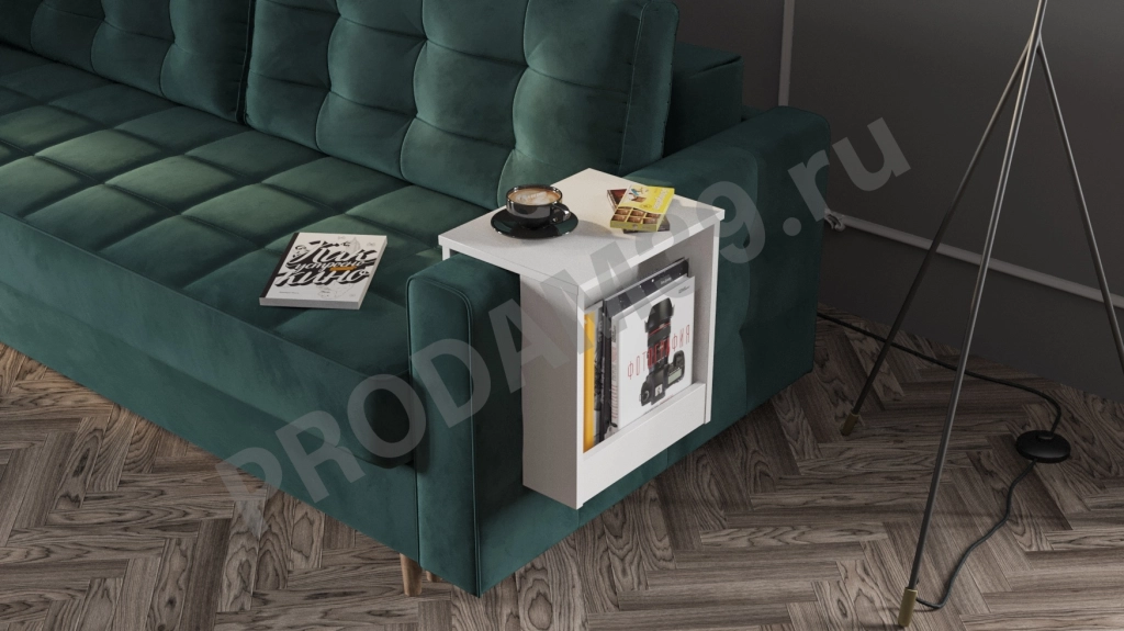 Журнальный стол Bardi, цвет Белый, В40*Ш38*Г29