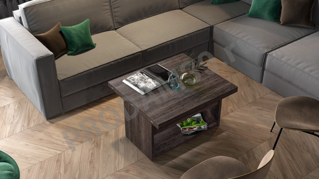 Журнальный стол Torn Venge, В52*Ш84*Г73